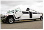 Bridal Door White Hummer Limousine Hire Photo